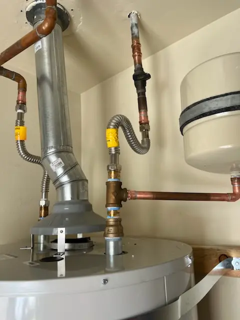 Water heater installation and plumbing repair in Bellview Beach