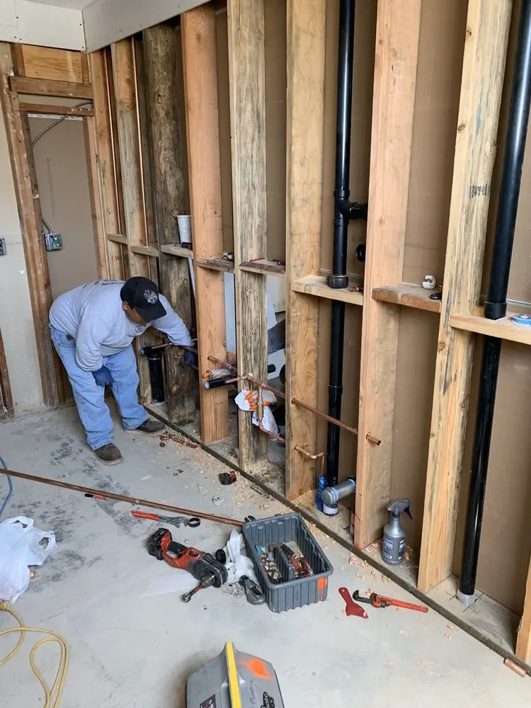 Commercial rough-in plumbing for Water Heater Replacement in Bellview Beach